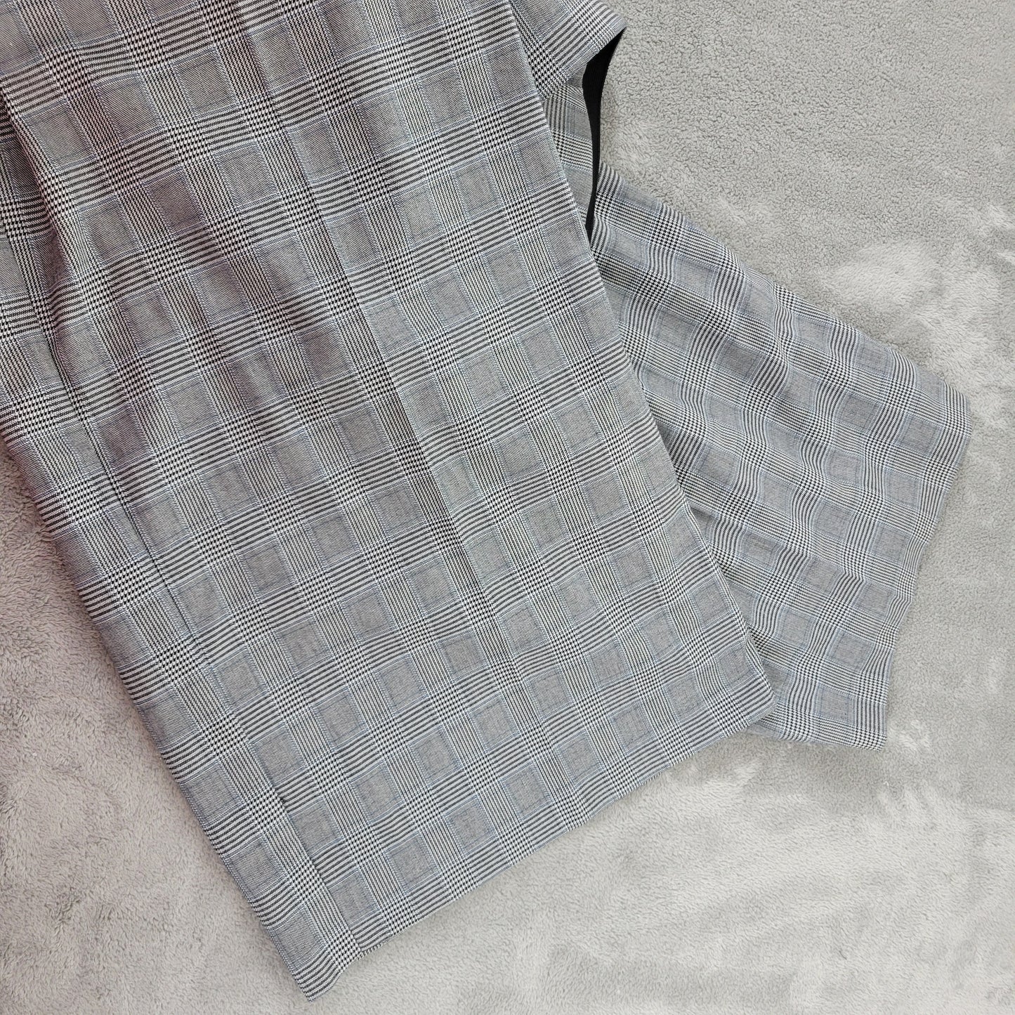 Lane Bryant 22 Allie Dress Pants Black White Plaid Houndstooth Career PLA1E