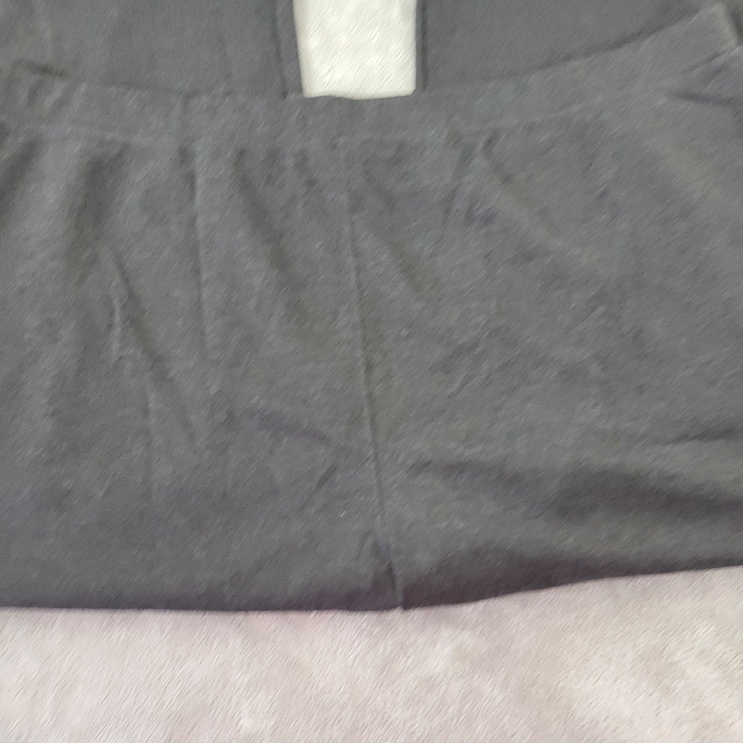 Woman Within 34WP Pants Petite Plus Size Black Pull On Elastic Waist BLA52E