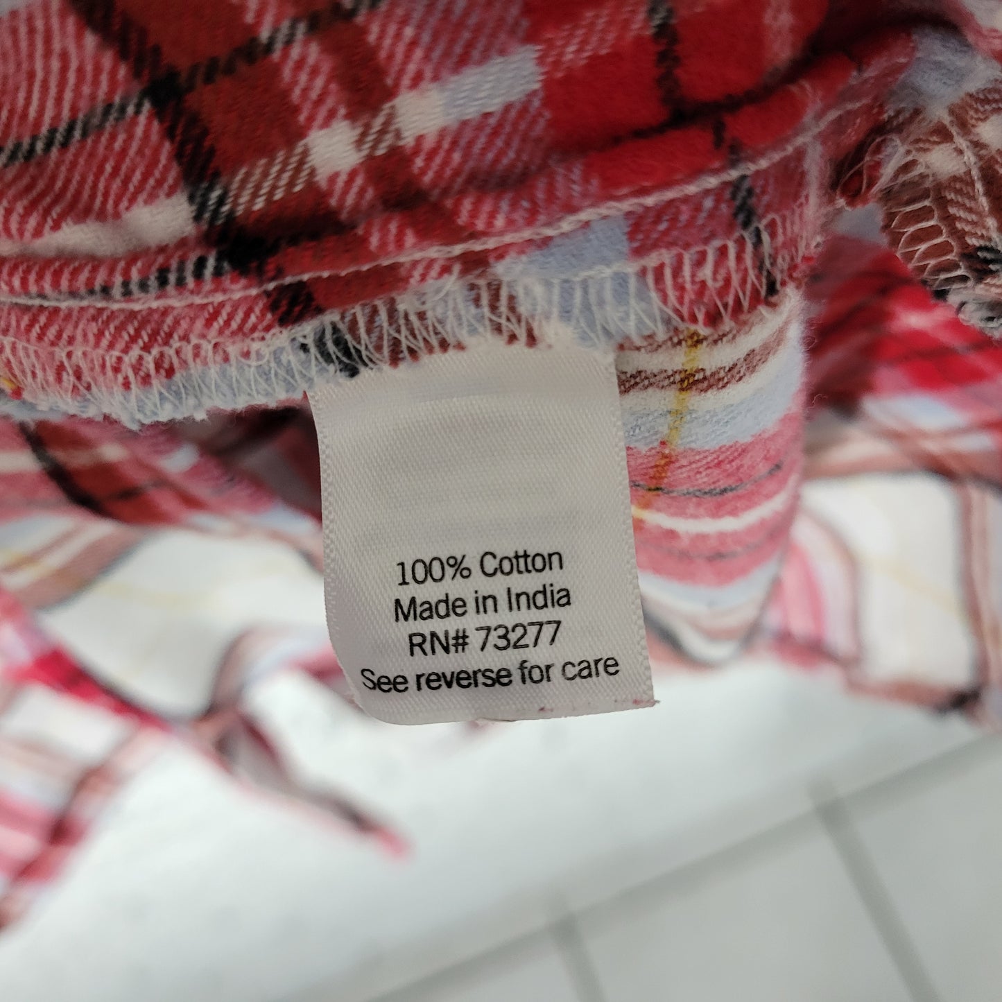 Croft & Barrow 3X Plaid Flannel Shirt Red Brown Cotton Button Up Top Plus PLA61E