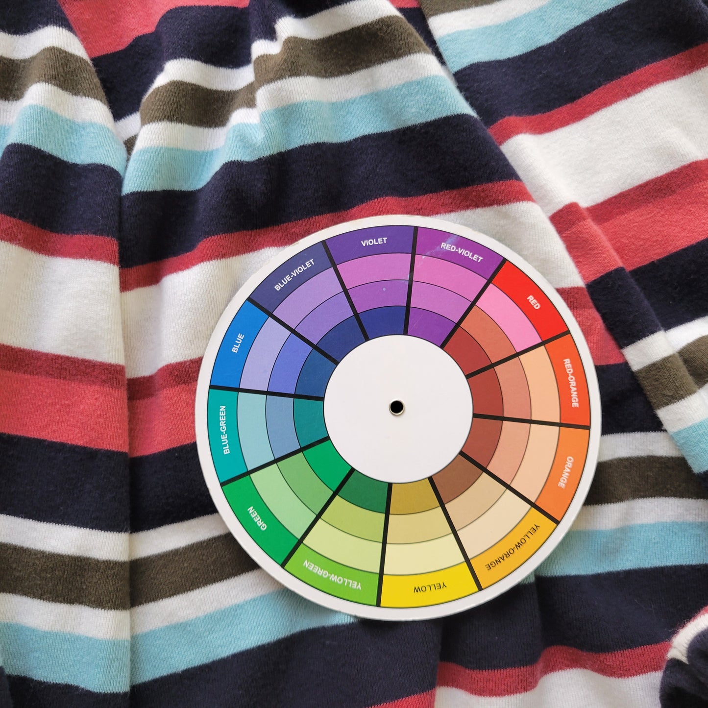 Talbots XL T-Shirt Multicolor Stripe Long Sleeve Crew Neck 100% Cotton STR205E