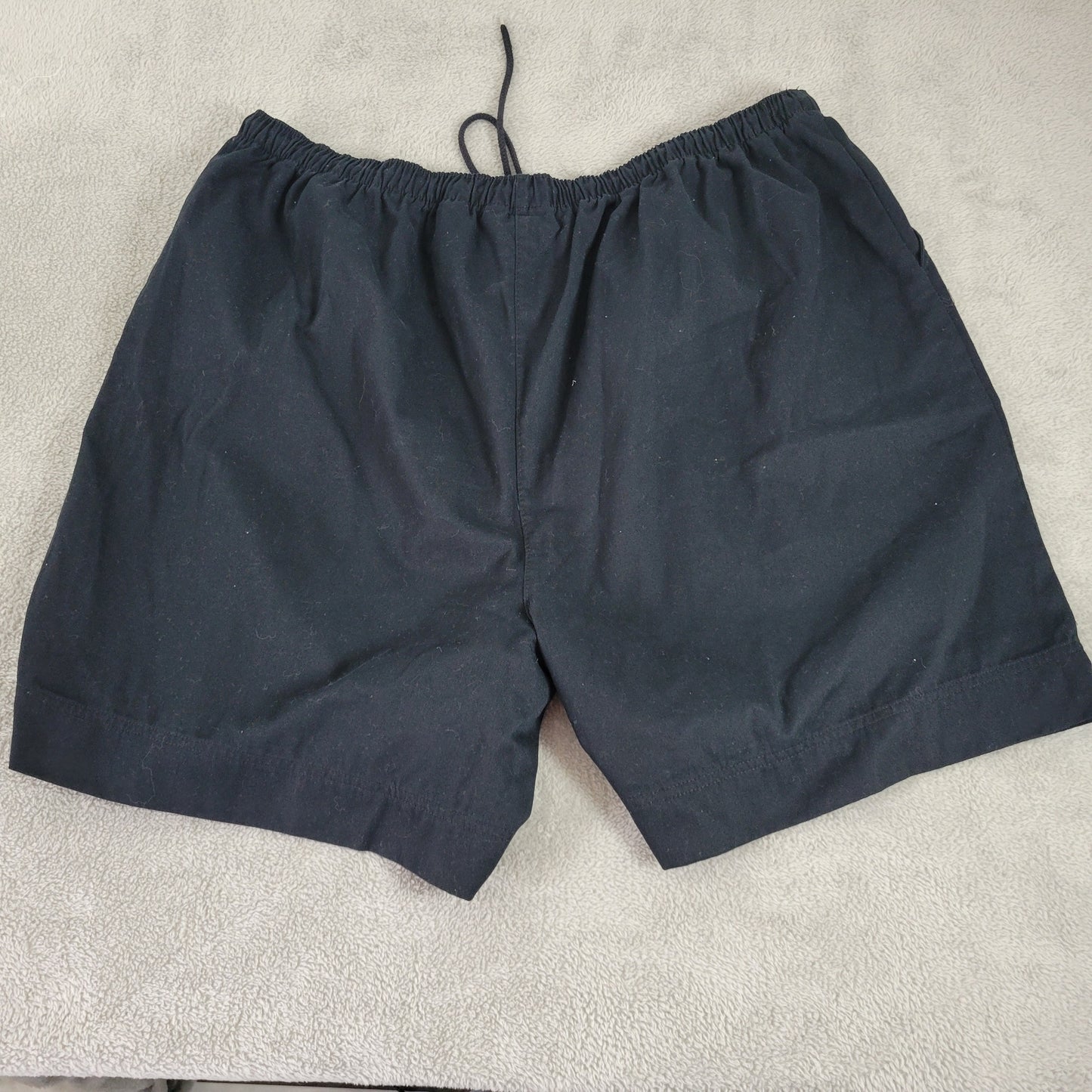 Coral Bay 3X Black Shorts Drawstring Elastic Waist Athletic Plus Size 6" BLA110E