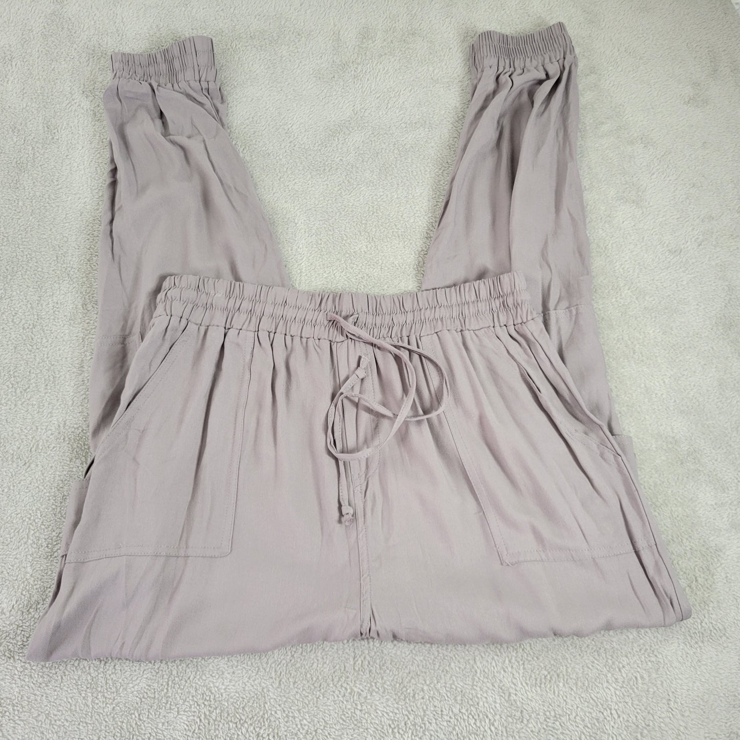 Classic Concepts XL Gray Cargo Pants Pull On Drawstring Elastic Waist GRA56E