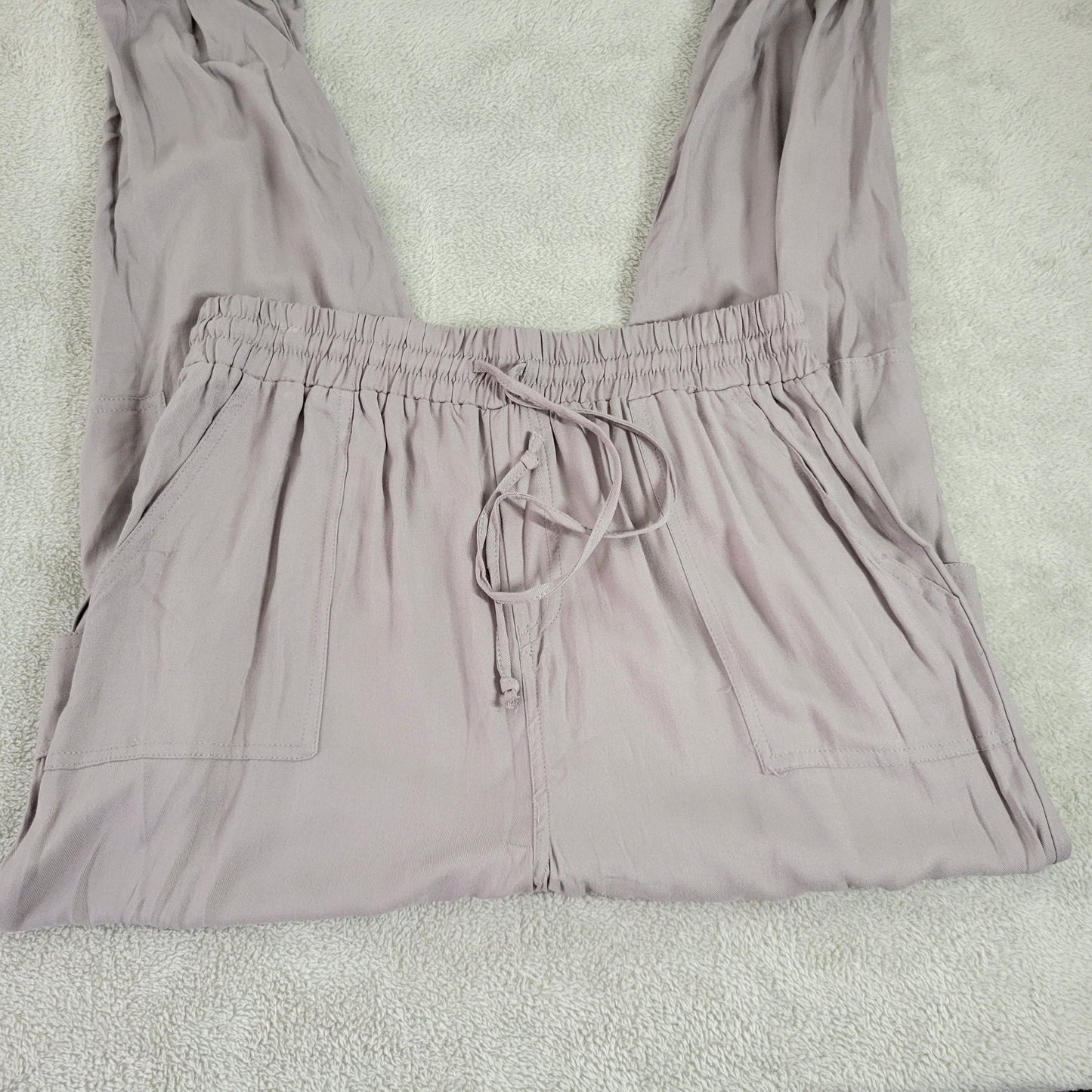 Classic Concepts XL Gray Cargo Pants Pull On Drawstring Elastic Waist GRA56E