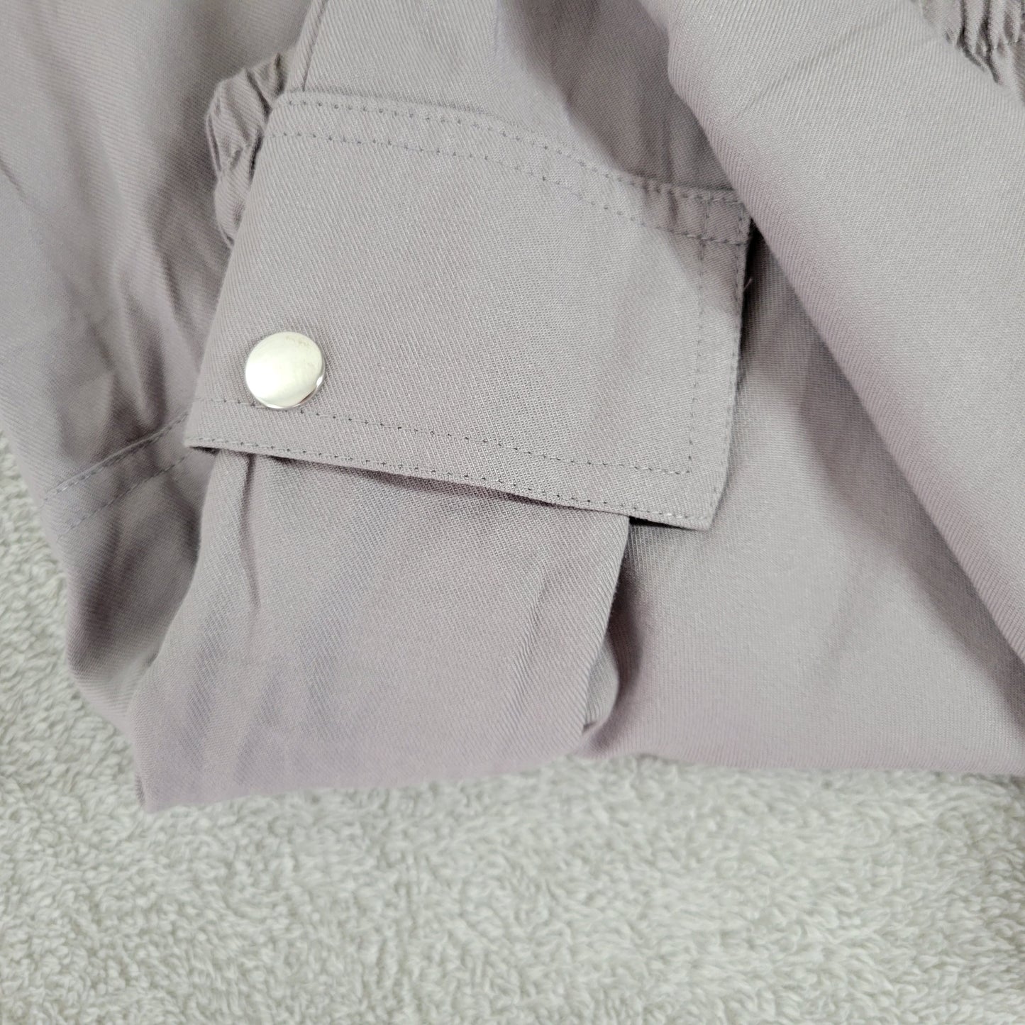 Classic Concepts XL Gray Cargo Pants Pull On Drawstring Elastic Waist GRA56E
