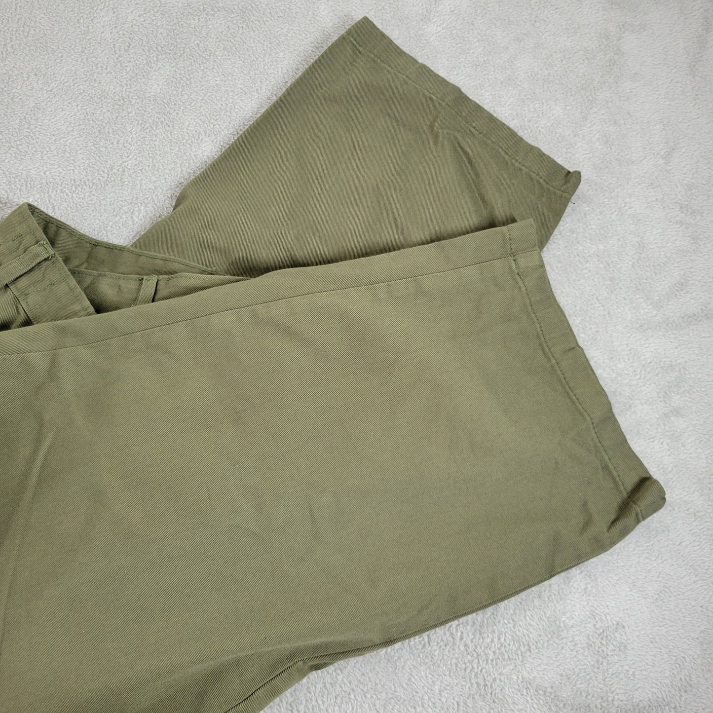 Jessica London Women's Green Straight Leg Jeans Size 34W High Rise Cotton SL180E