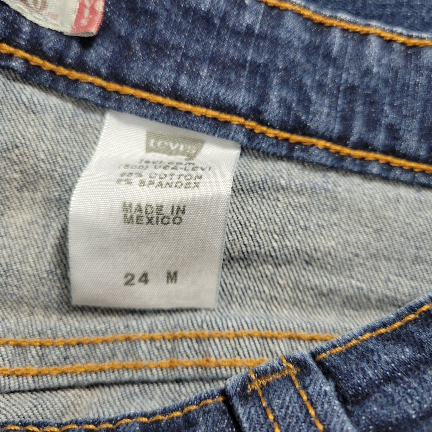 Levi's 515 Women's Jeans 24 Plus High Rise Bootcut Dark Wash Blue BOO102E