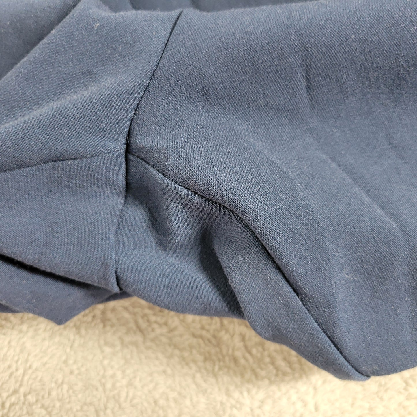 George Women's Blue Straight Leg Dress Pants Size 18WP Plus High Rise BLU161E