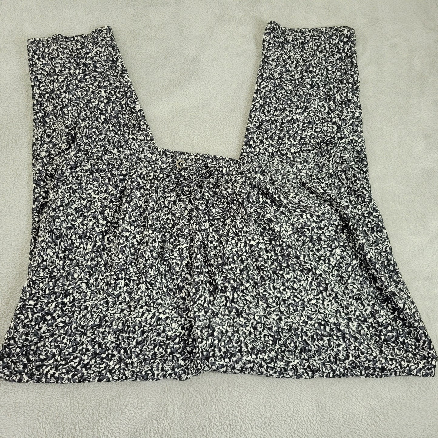 CJ Banks Black Pants 1X Plus Size High Rise Drawstring Jogger Straight WAT51XE