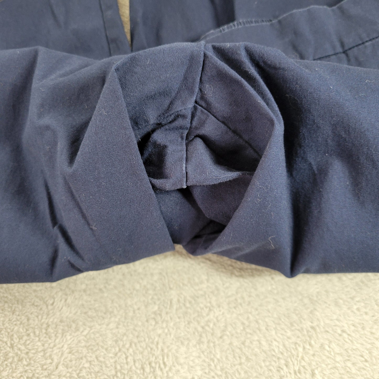 Sag Harbor Sport Women's 18 Blue Capri Pants High Rise Elastic Waist CAP26E