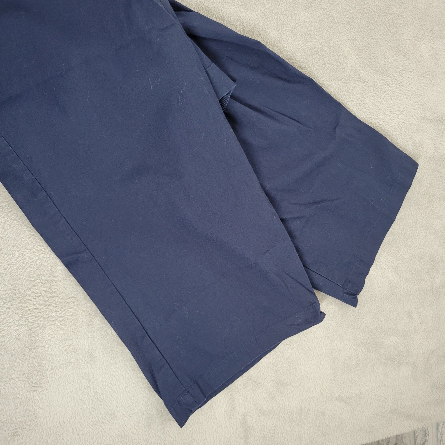 Sag Harbor Sport Women's 18 Blue Capri Pants High Rise Elastic Waist CAP26E