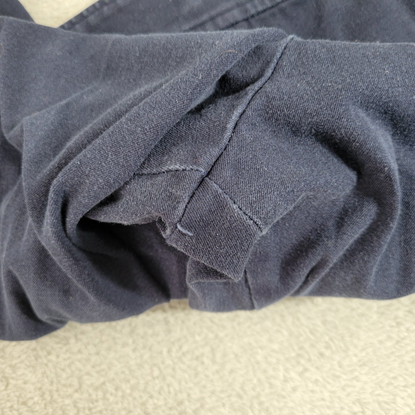 Chaps Women's 22W Blue Capri Pants High Rise Straight Leg Cotton Stretch CAP48E
