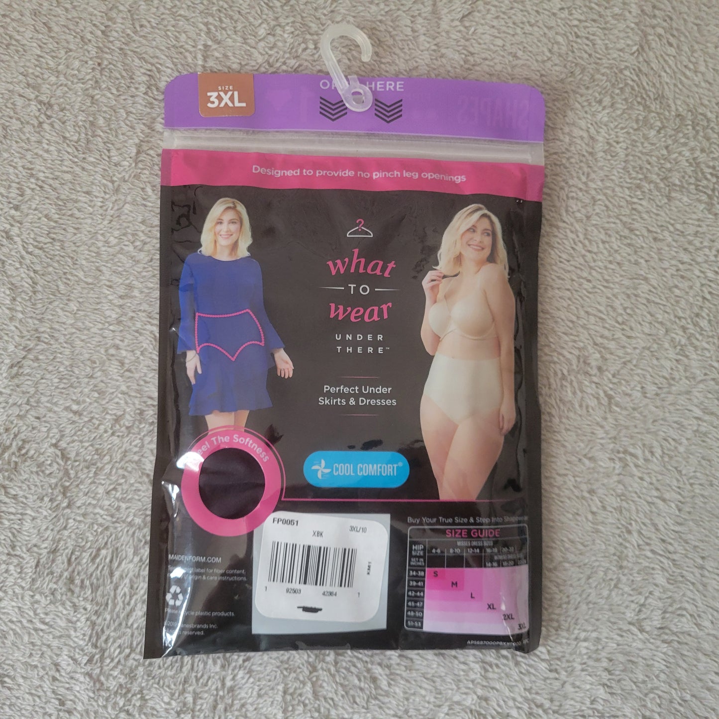 Maidenform Flexees Shapewear Brief 2 Pack Black Size 3XL Firm Control BLA139E