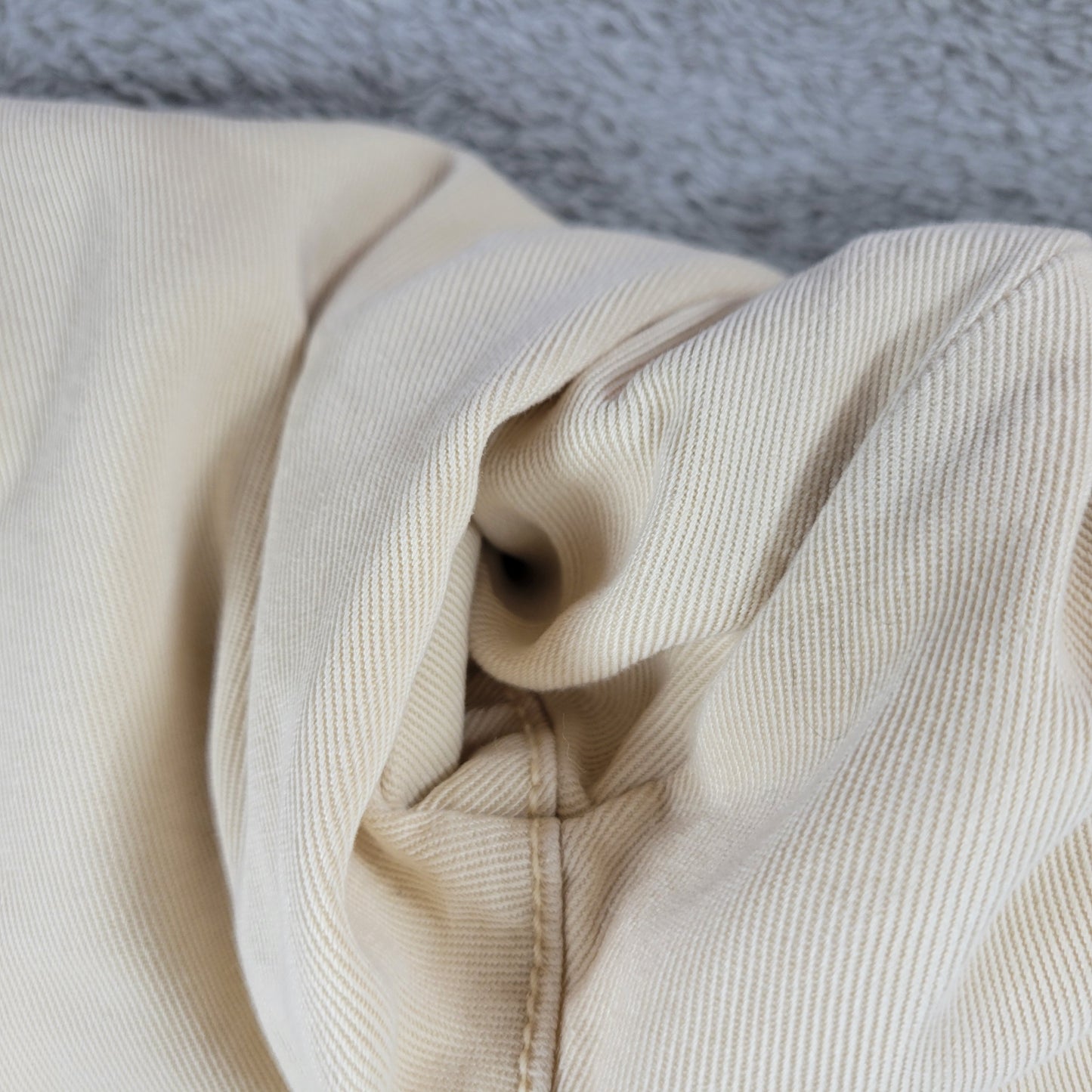 St Johns Bay Womens Plus Size 4X Beige Capri Pants Pull On Elastic Waist CAP29E