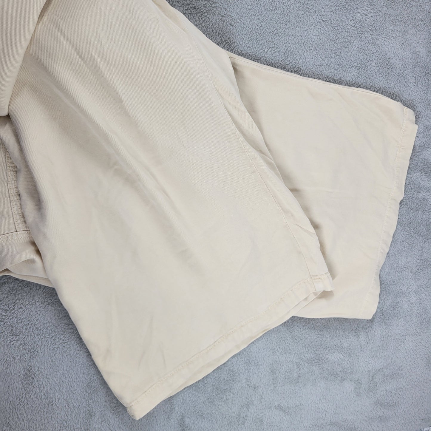 St Johns Bay Womens Plus Size 4X Beige Capri Pants Pull On Elastic Waist CAP29E