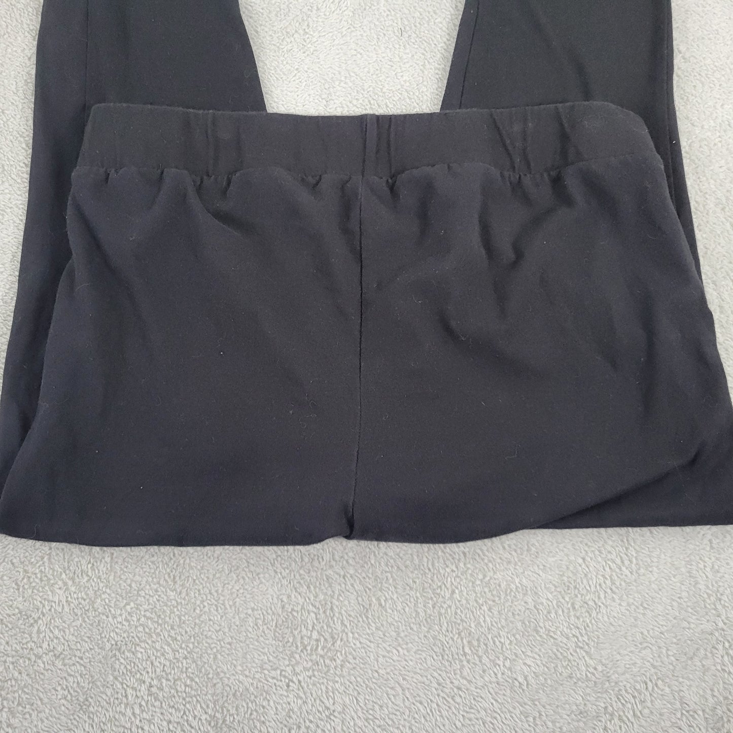Torrid Womens Plus Size 2X Black Capri Leggings Pockets Elastic Waist BLA169E