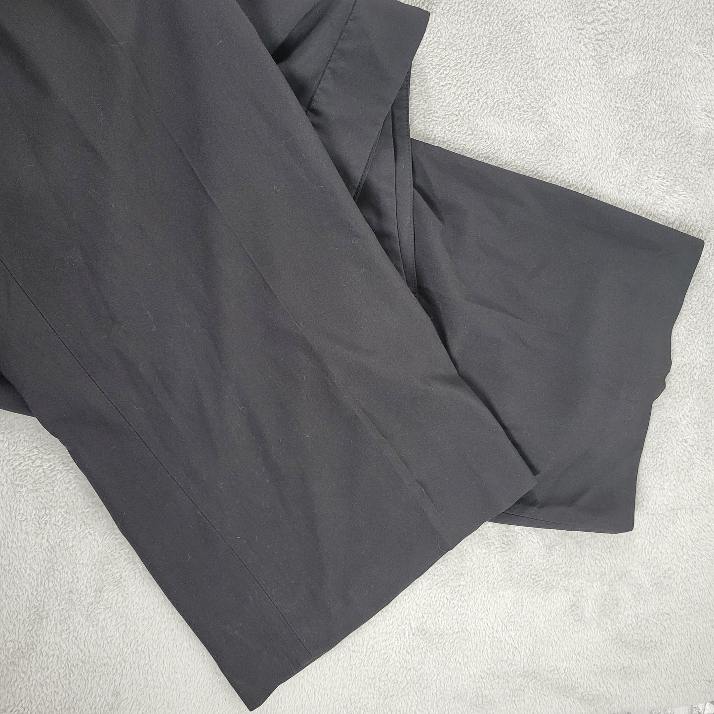 Avenue Women 18 Black Dress Pants Straight Leg Pockets 31 Inseam Business BLA10E
