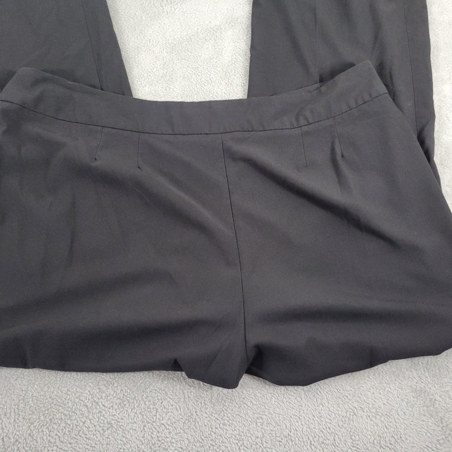 Avenue Women 18 Black Dress Pants Straight Leg Pockets 31 Inseam Business BLA10E