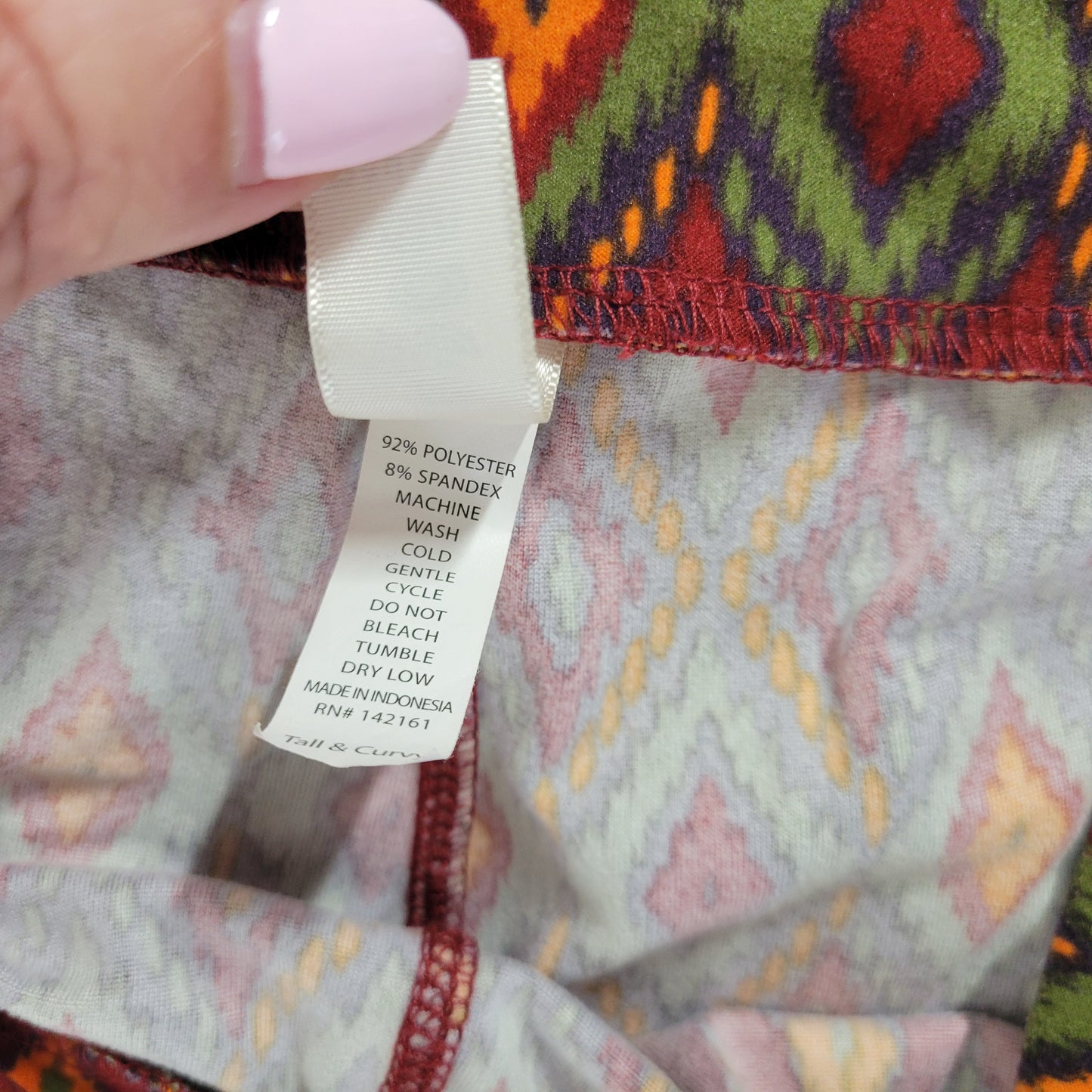LuLaRoe TC Tall Curvy Leggings Southwest Aztec Tribal Ikat Jogger Yoga GEO135XE