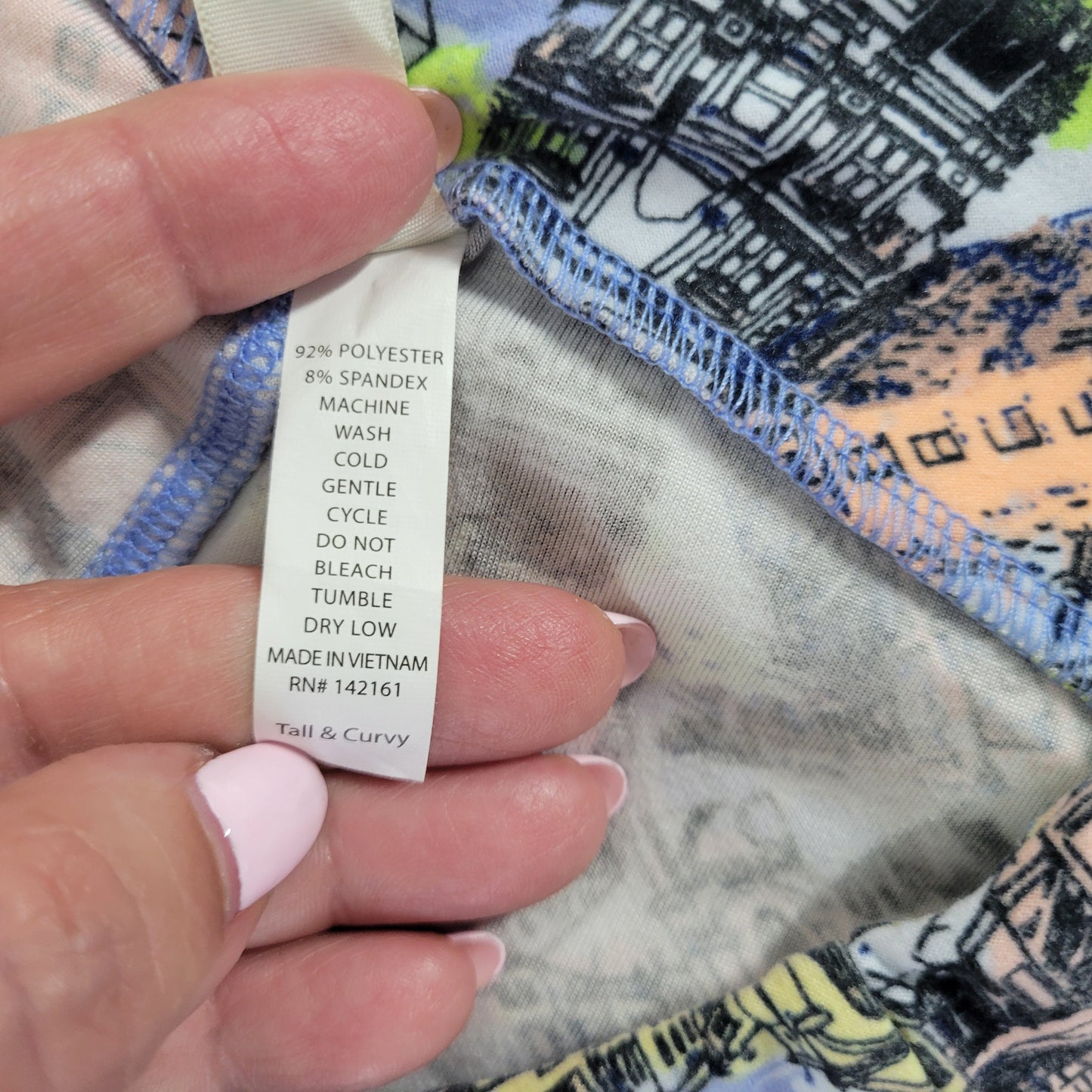 LuLaRoe TC Leggings Tall Curvy Venice Italy Italian Village Yoga Pants NOV131XE