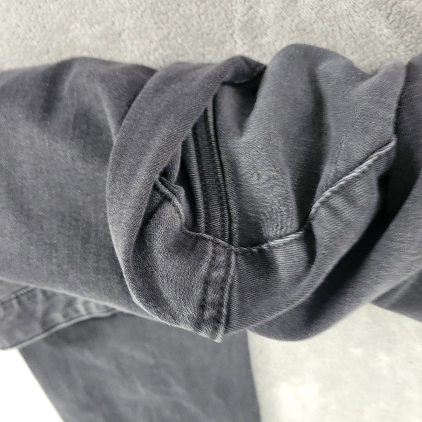 Ava & Viv Womens Plus Size 24 Black Skinny Jeans Cropped Raw Hem Elastic SKI18E