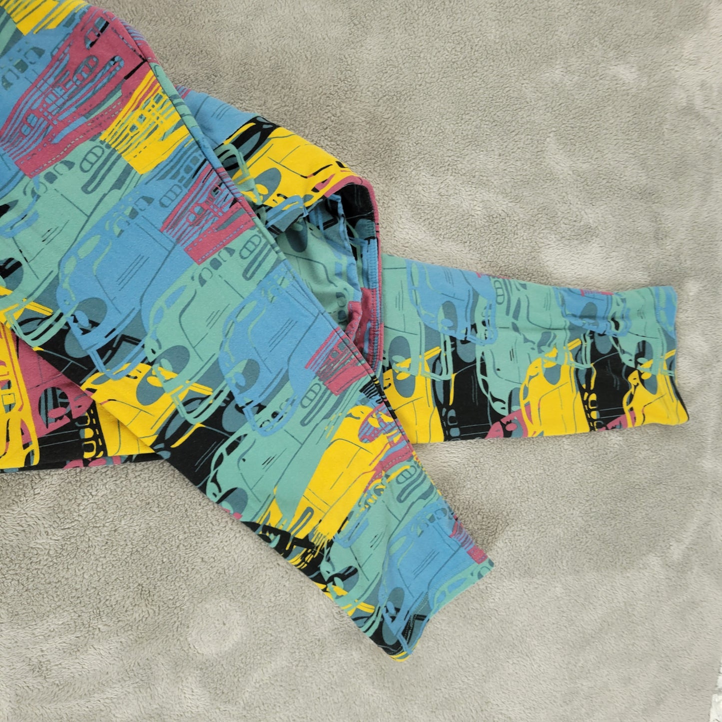 LuLaRoe TC Leggings Tall Curvy Bullet Train Retro Railway Pants 12-18 NOV124E