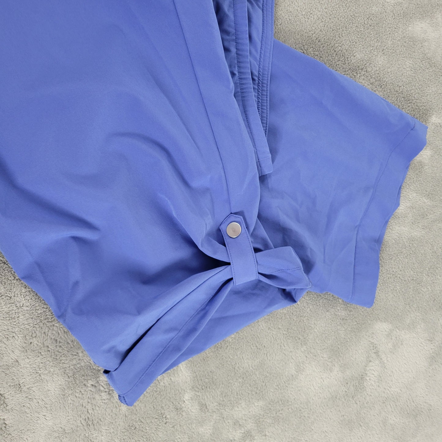 Chicos Zenergy Womens Plus 20 Blue Cropped Capri Pants Adjustable Length BLU87E