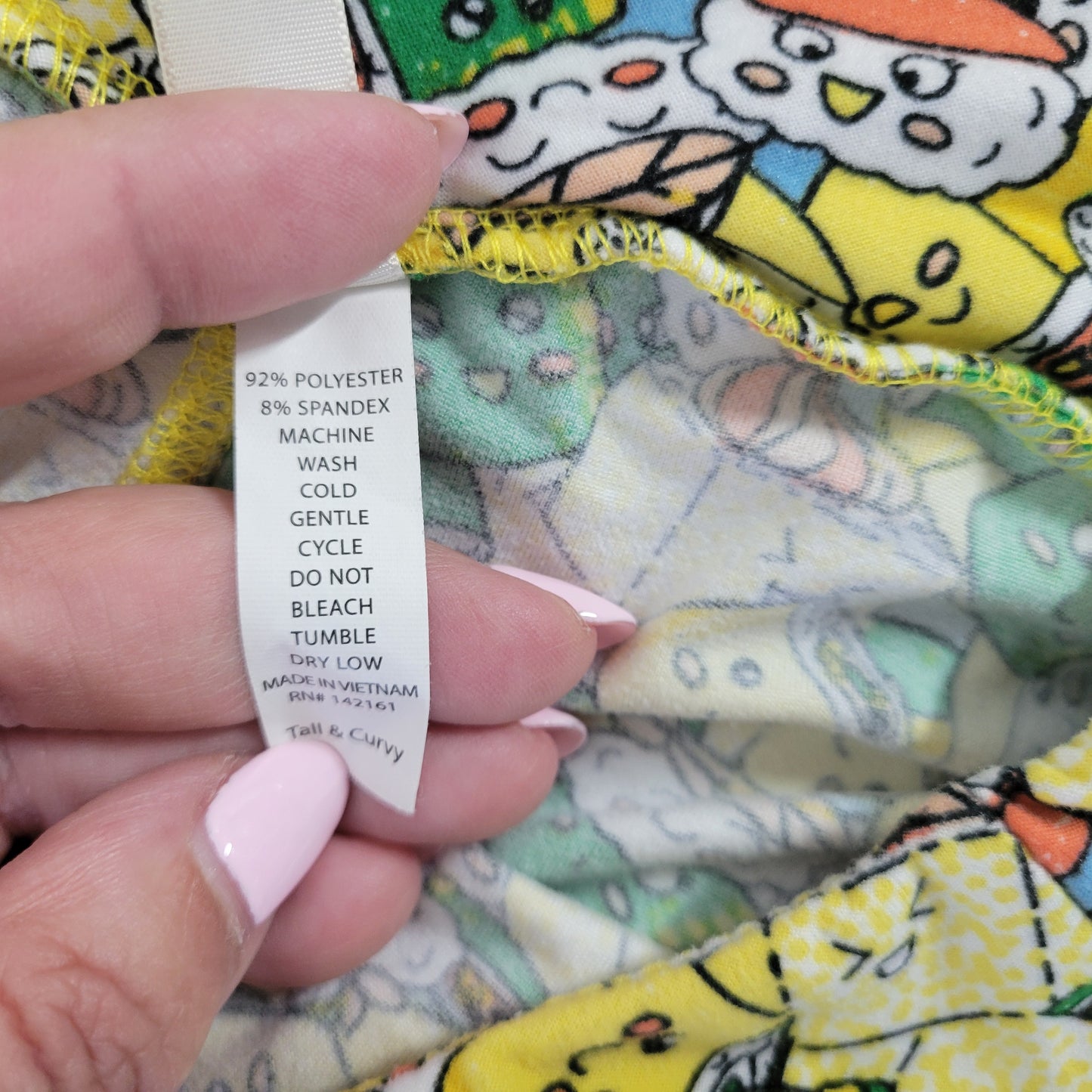 LuLaRoe TC Leggings Tall Curvy Kawaii Sushi Rolls Japanese Food Pants NOV60E