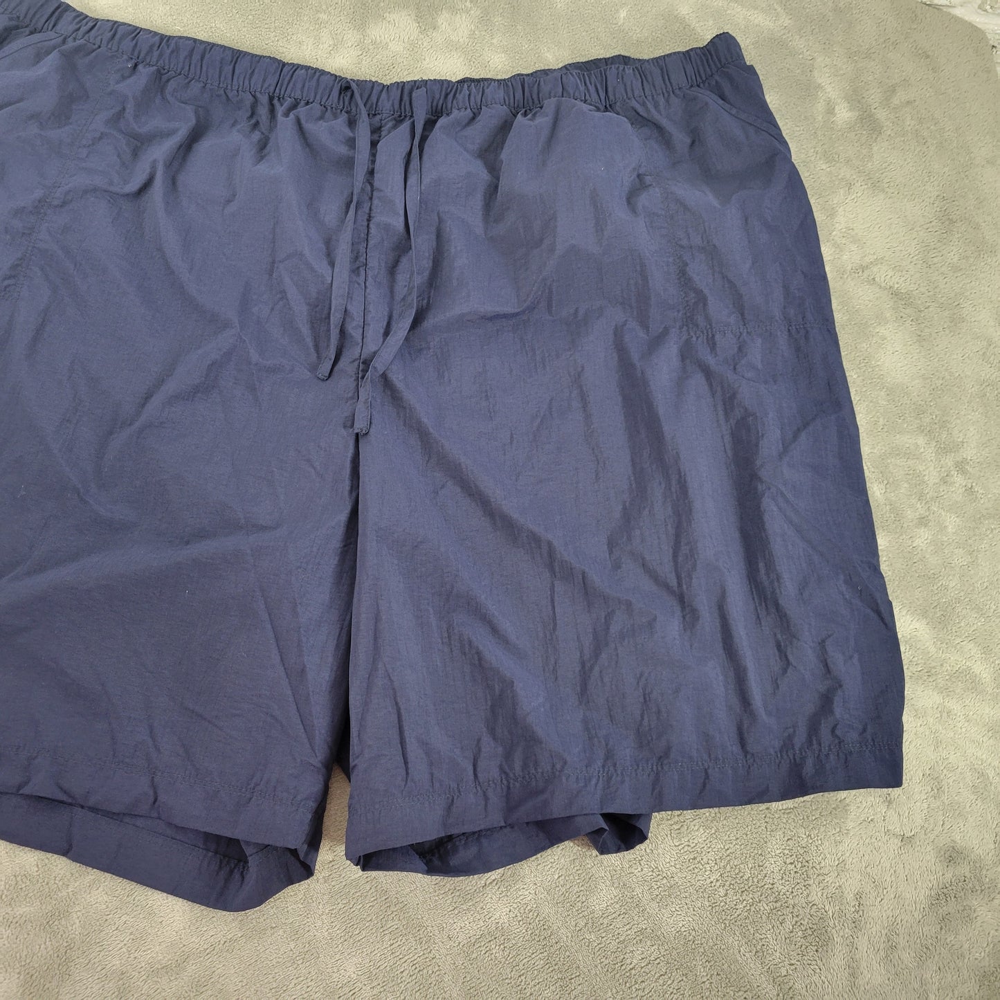 Swimsuits For All Womens 34/36 Plus Size Blue Swim Shorts Pockets Lined BLU159E