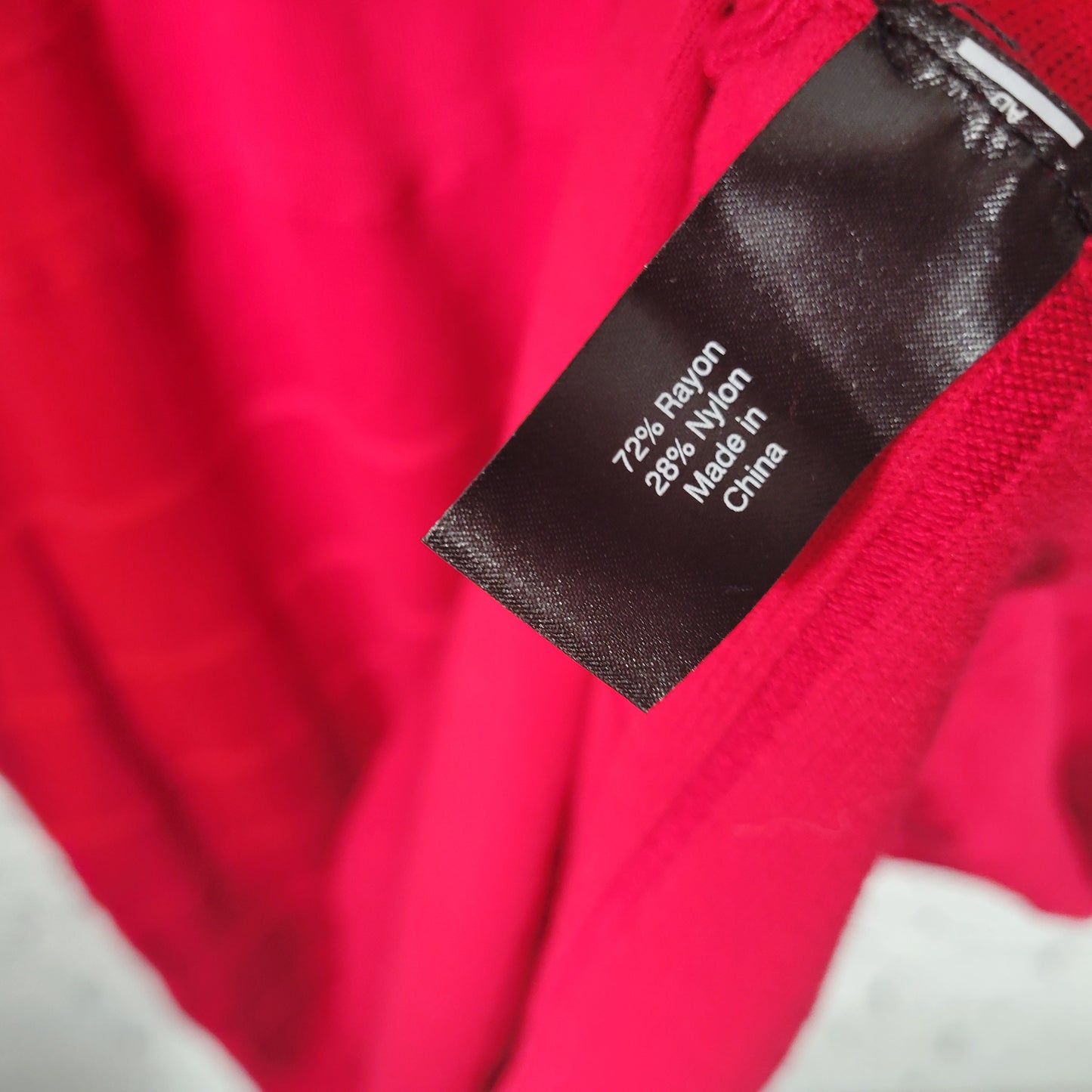 Lane Bryant Womens Plus Size 26/28 Red Knit Sweater Dress Short Sleeve RED22E