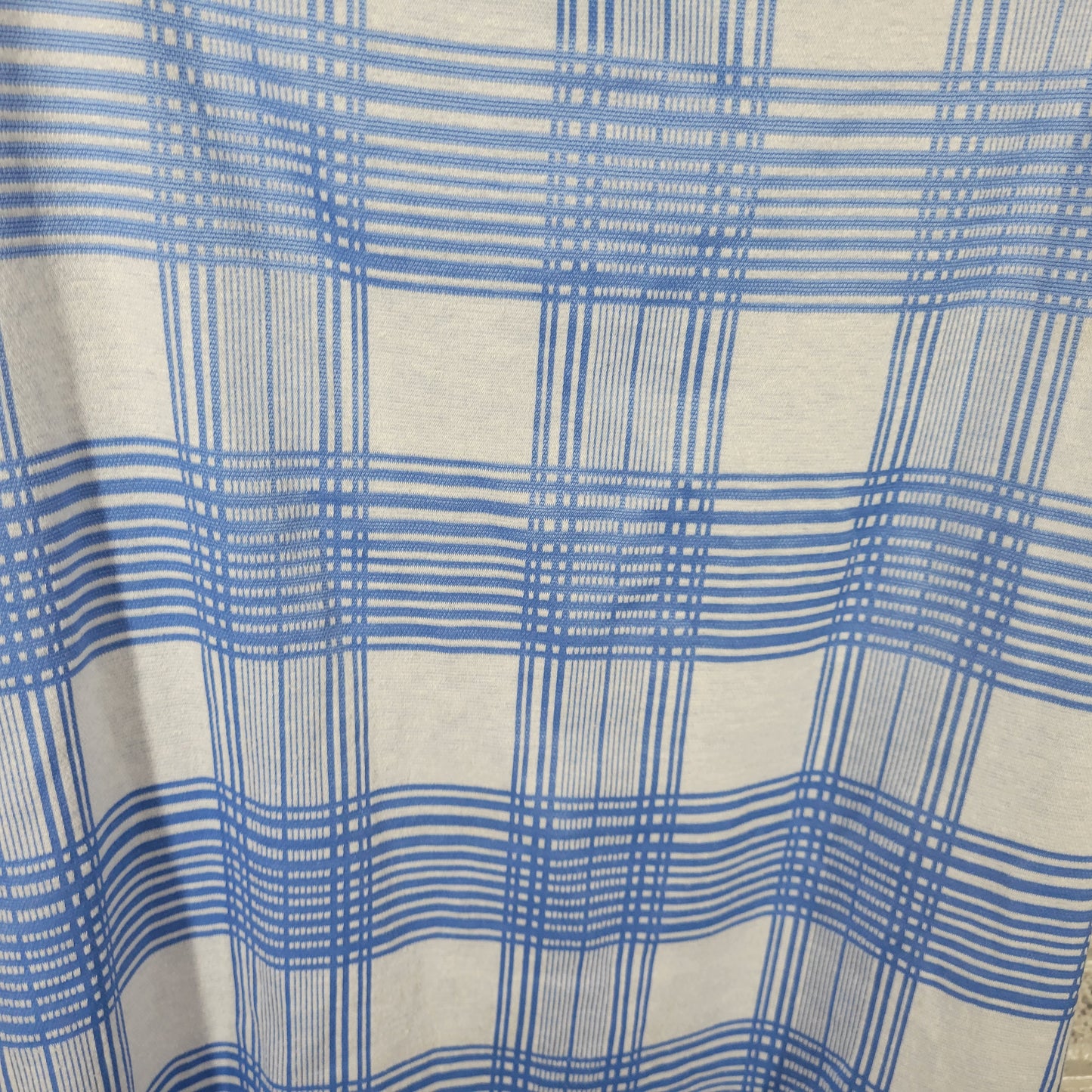 Rue+ Womens Plus Size Plaid Slip Dress Blue White Open Back PLA66E