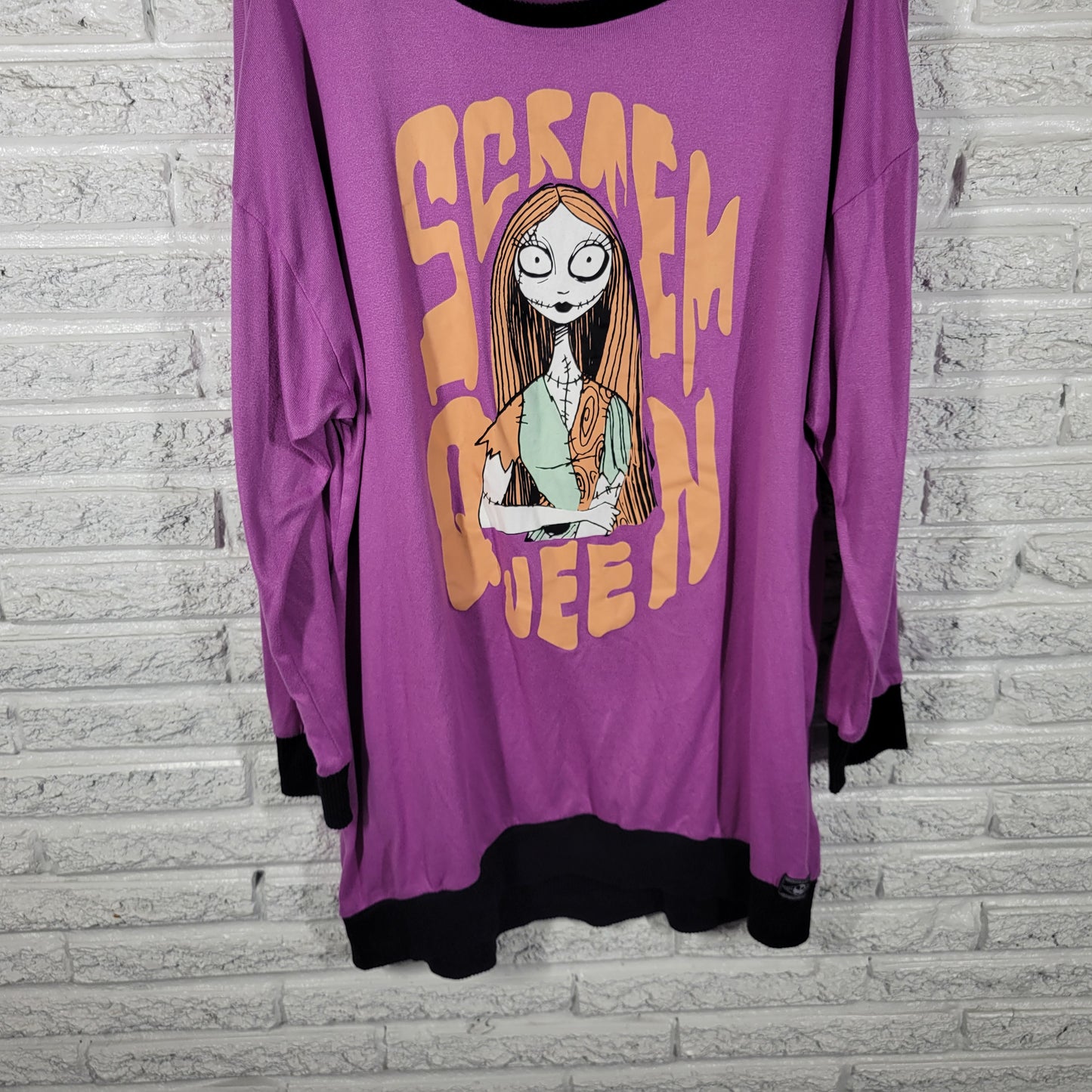 Disney Nightmare Before Christmas Sally Scream Queen Pajama Top XL NOV156E