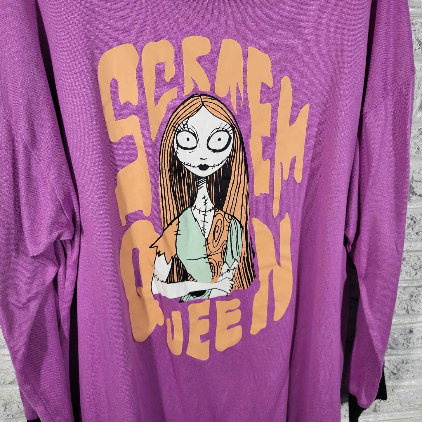 Disney Nightmare Before Christmas Sally Scream Queen Pajama Top XL NOV156E
