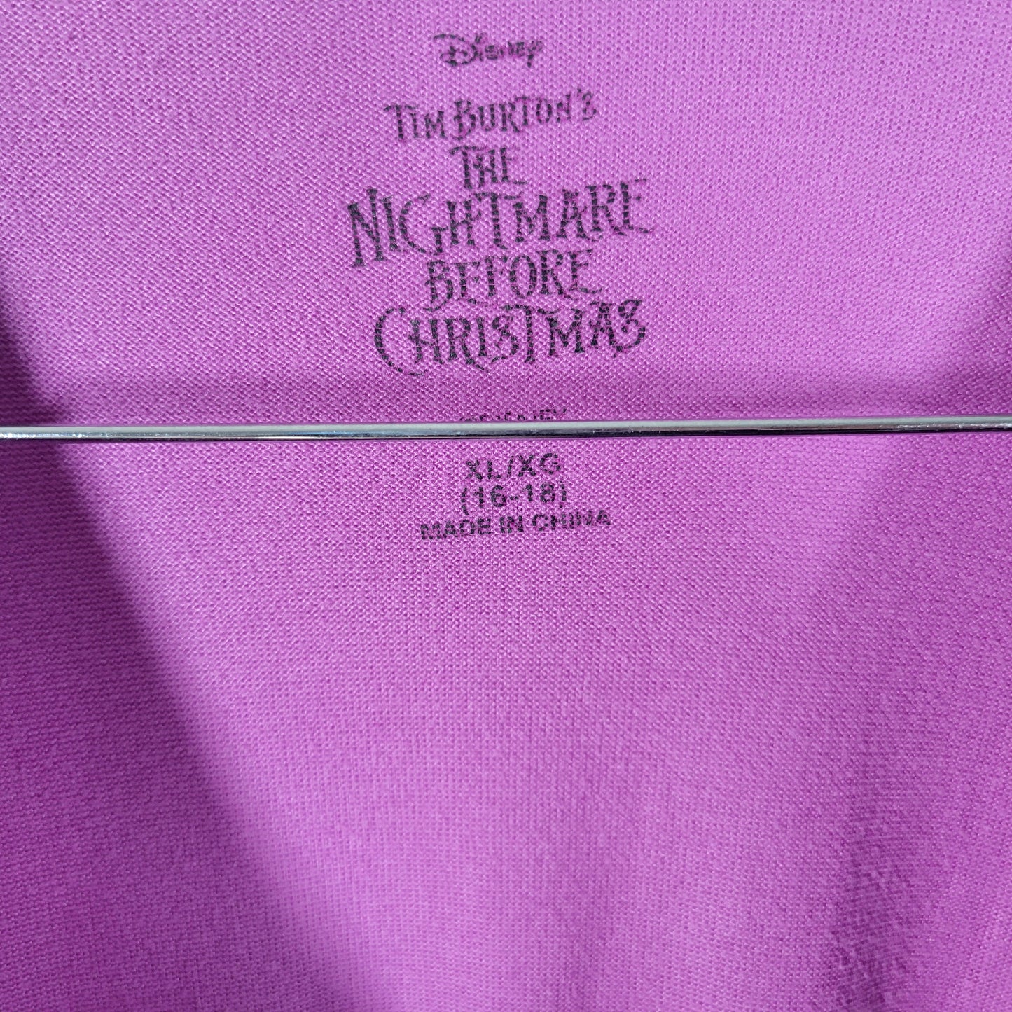 Disney Nightmare Before Christmas Sally Scream Queen Pajama Top XL NOV156E