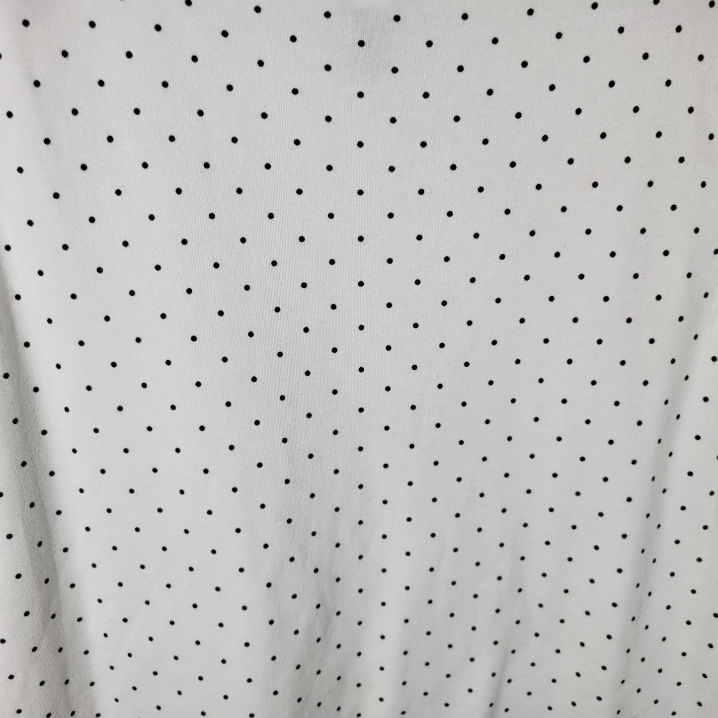 Karen Scott Womens XL Black White Polka Dot Tank Top Cotton Blend GEO142E