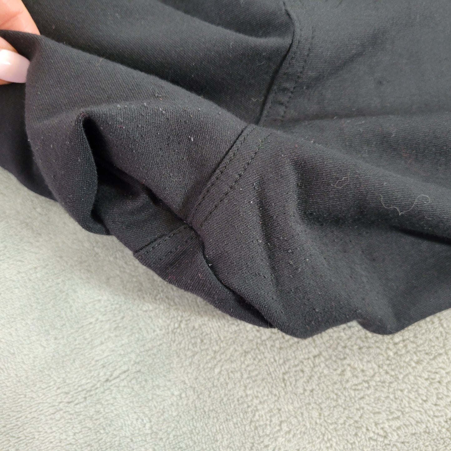 Lee Womens Black Pants XL Regular Fit Pull On Elastic Waist Pockets SL35E