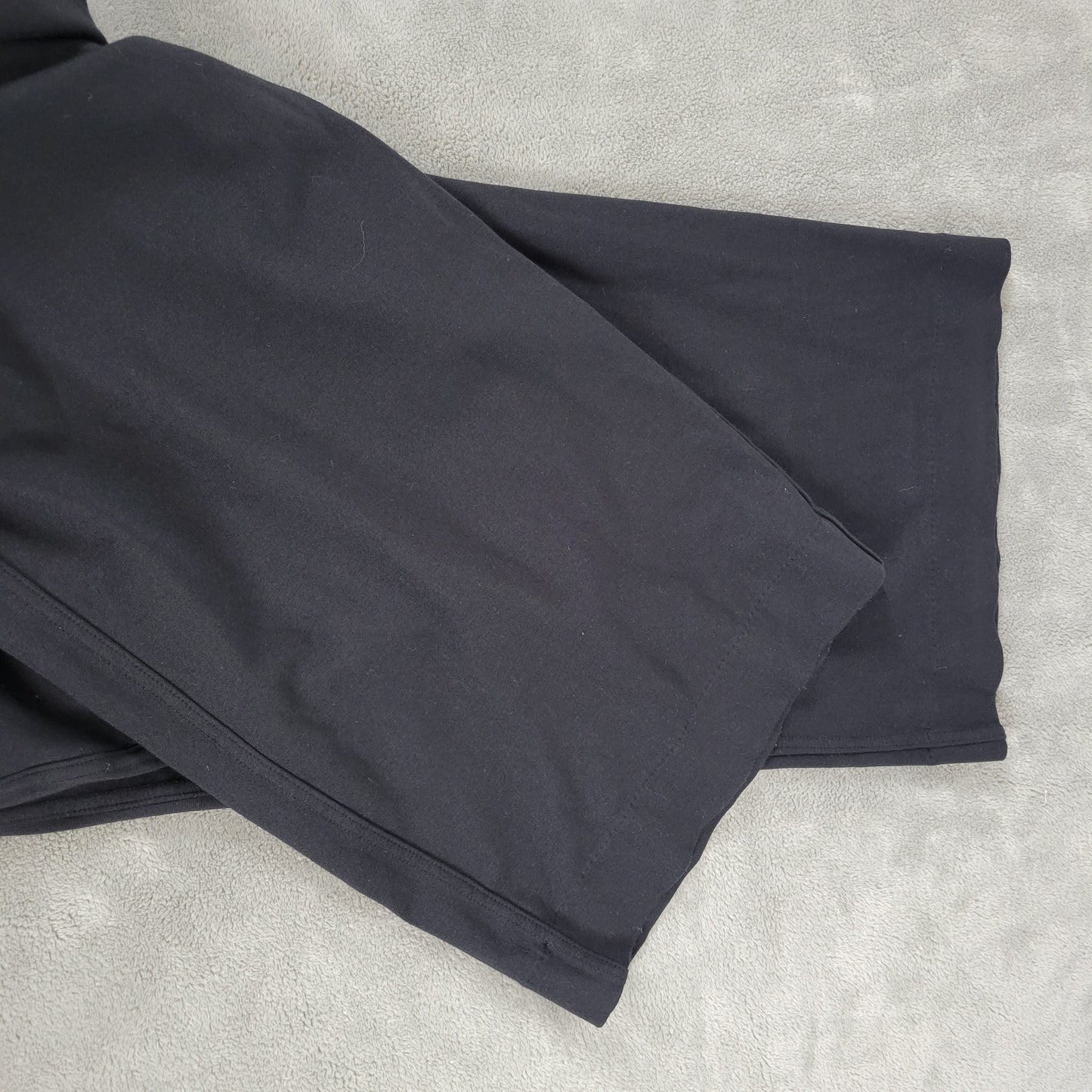 Lee Womens Black Pants XL Regular Fit Pull On Elastic Waist Pockets SL35E
