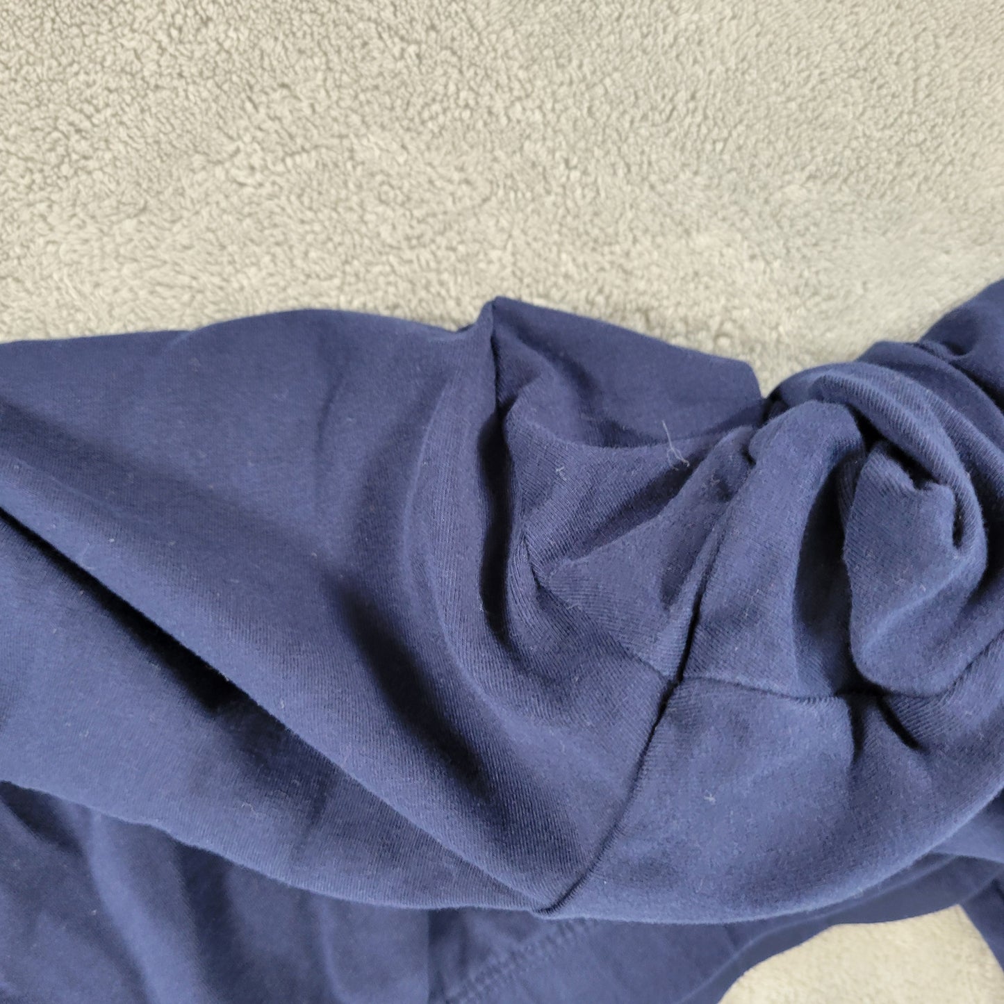 Catherines Suprema Womens 4X Plus Petite Blue Capri Pants Cotton BLU53E