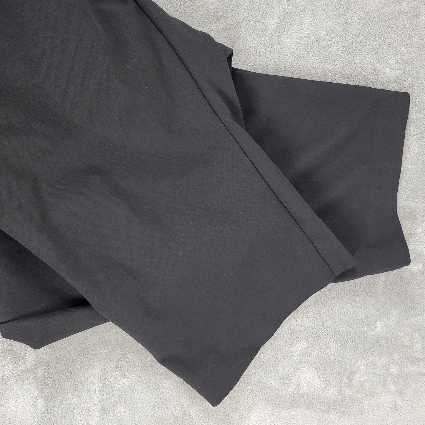 Talbots Heritage Womens 24W Black Capri Dress Pants Stretch Elastic BLA180E