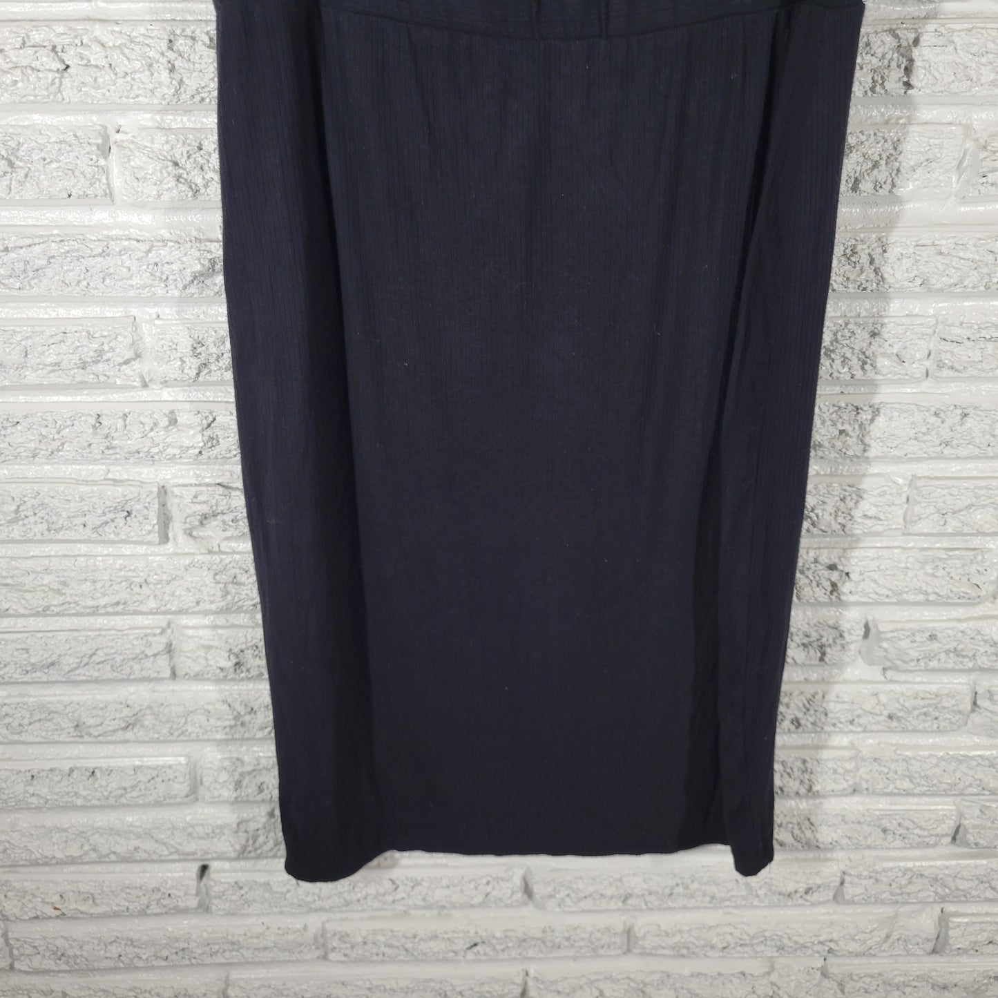Forever 21 Womens 3X Black Pencil Skirt Stretch Knit Knee Length Plus BLA179E