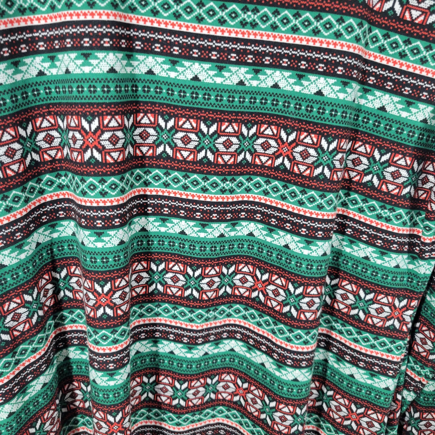 SO Christmas Nightgown 1X Plus Red Green Plaid Holiday Sleepwear NOV159E