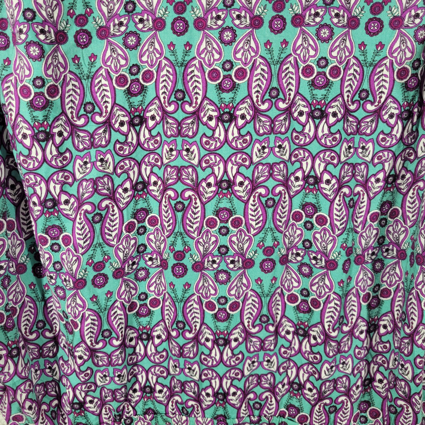 Cato Romper 18W 20W Plus Floral Purple Blue V-Neck Sleeveless FLO153E