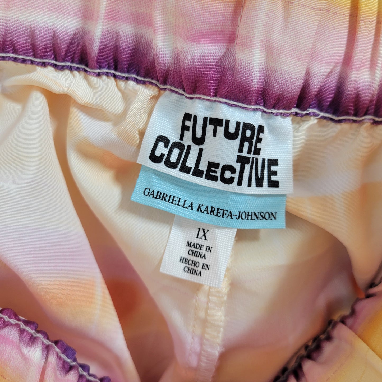 Future Collective Women Paper Bag Shorts 1X Gabriela Karefa Johnson WAT86XE
