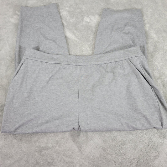 Lane Bryant Pants 22/24 Plus Gray Capri Crop Elastic Waist Stretch GRA34E