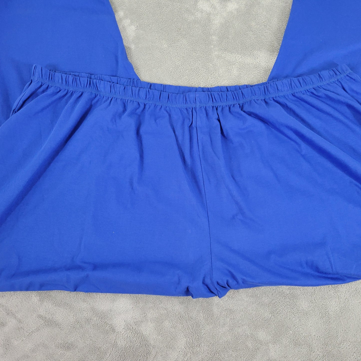 Dreams Co Pajama Lounge Pants 5X Plus Solid Blue 100% Cotton C14E