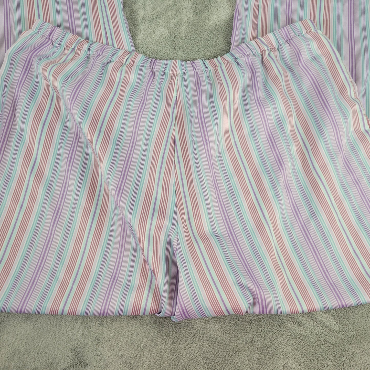 Cacique Pajama Pants 18 Plus Pastel Stripe Drawstring Lounge Sleepwear STR181XE