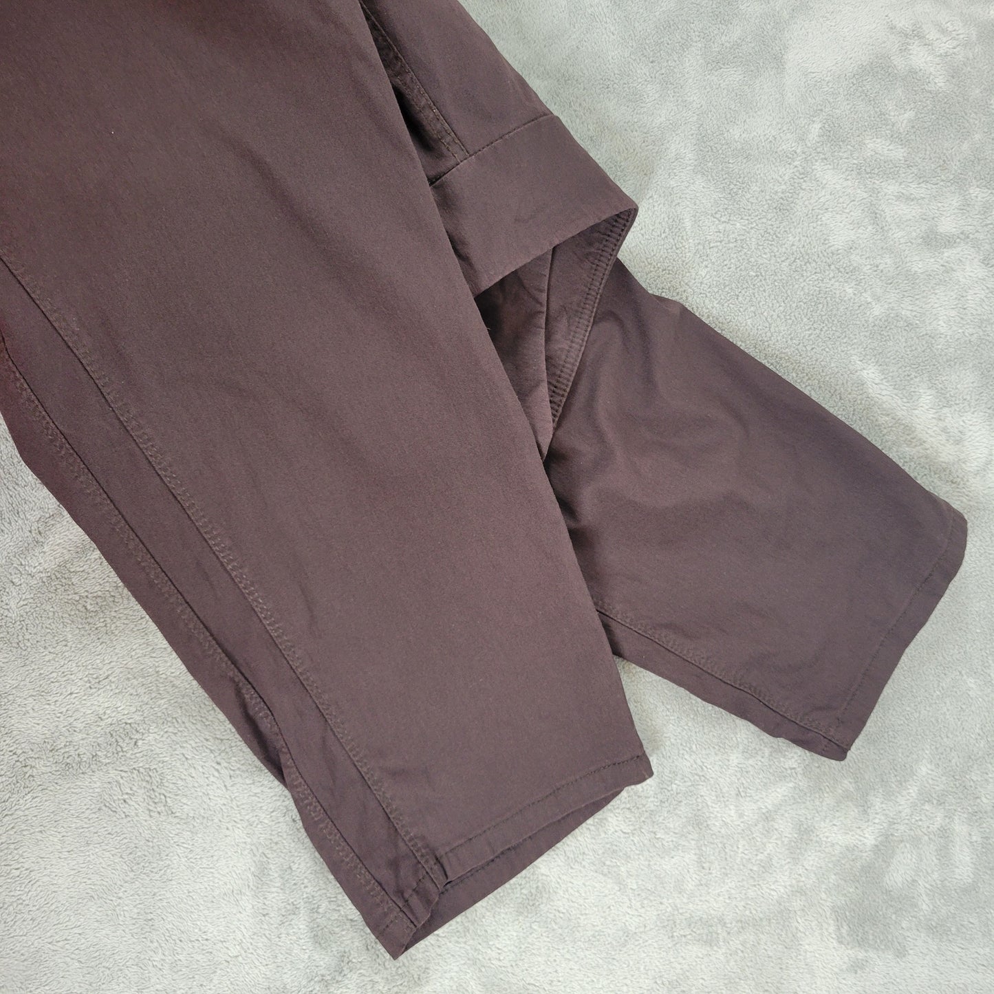 Westbound Pants 24W Plus Solid Brown Dress Elastic Waist Pull On Straight BRO23E