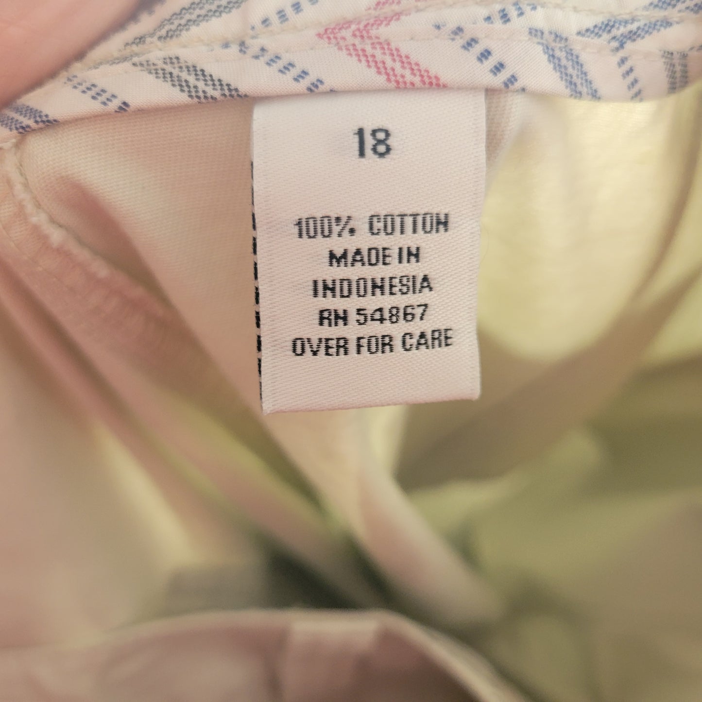 Covington Beige Denim Midi Skirt Size 18 Straight Pencil Casual Pockets WHI18E