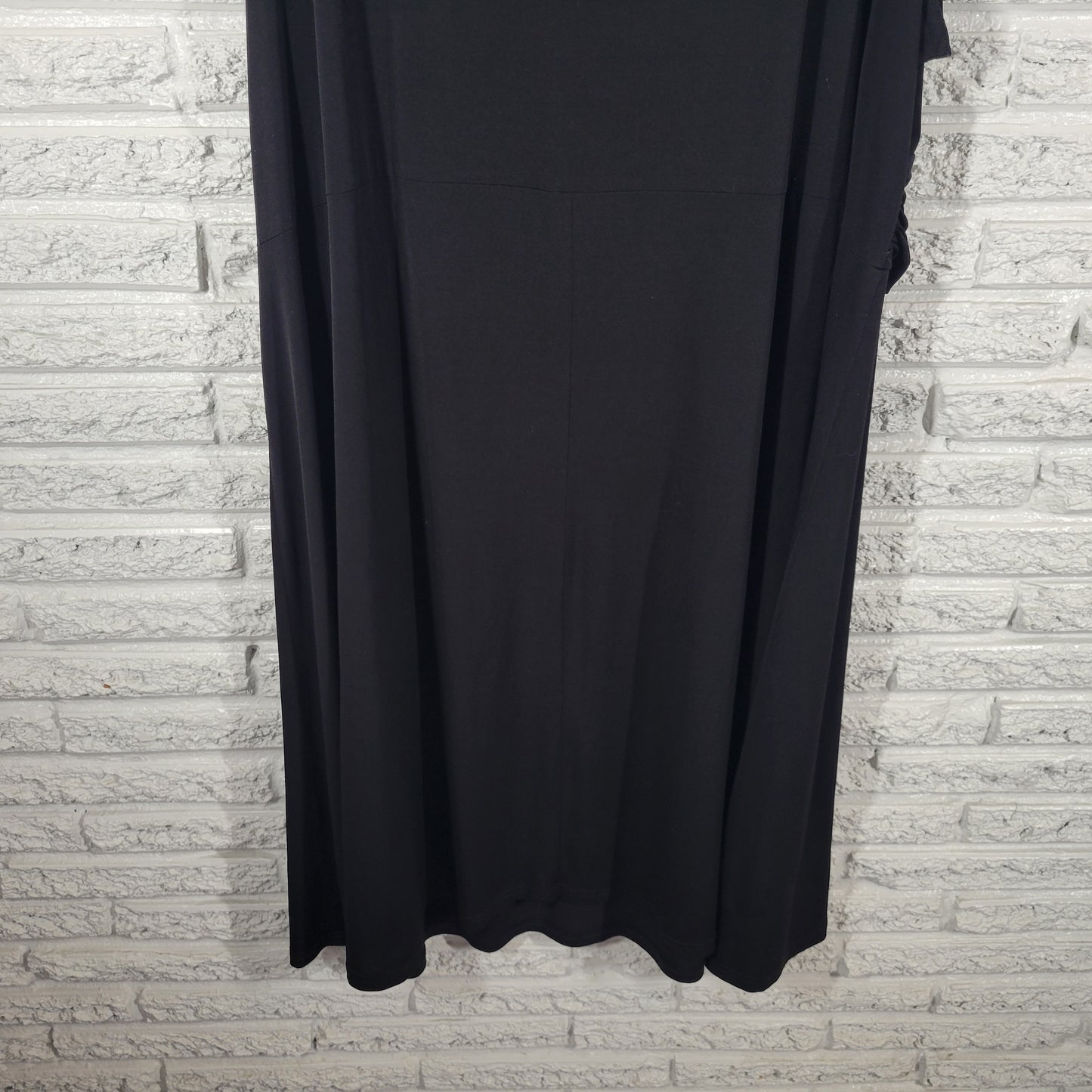 Maggie Barnes Women 4X Dress Black Sheath Tank Sleeveless Knee Length BLA182E