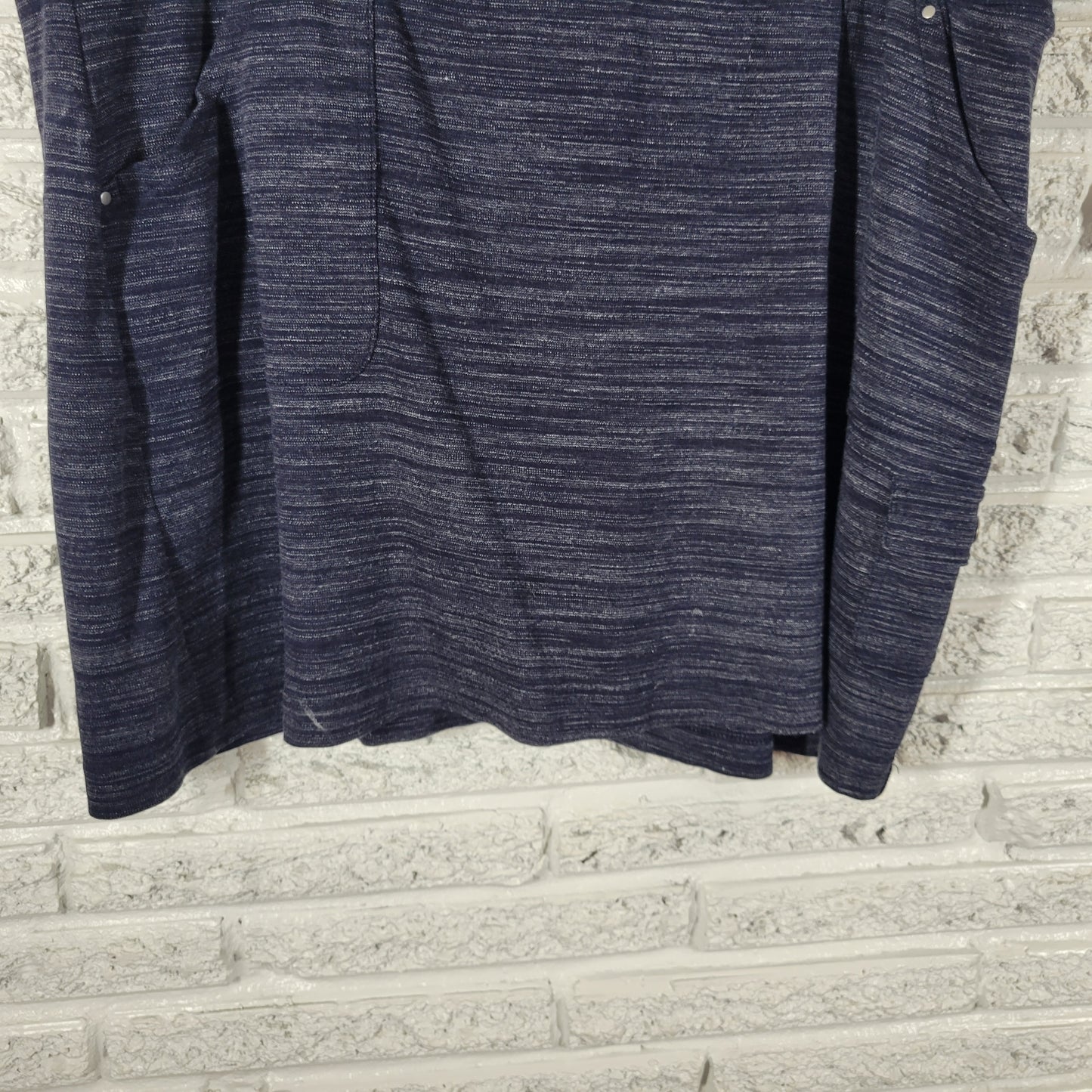 Croft & Barrow Women XXL Skort Blue Heather Pull On Elastic Waist BLU189E