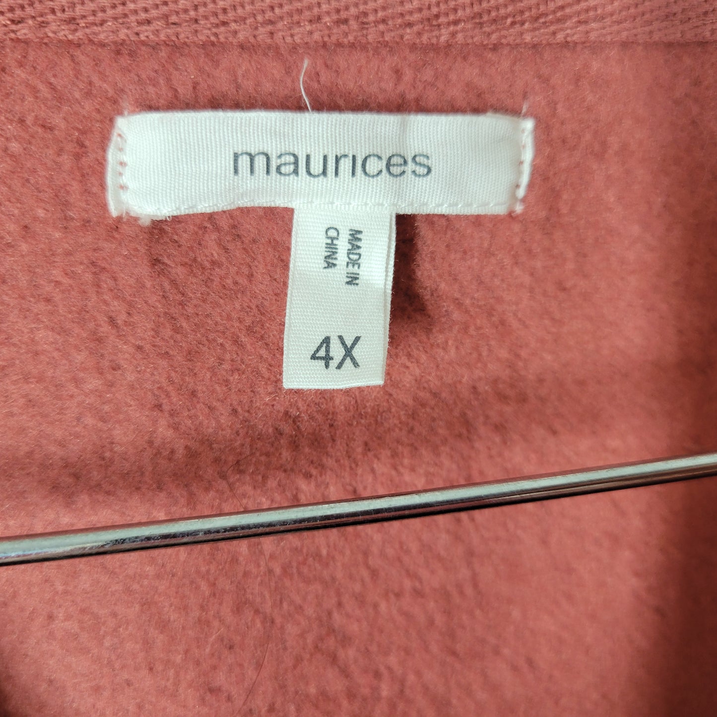 Maurices Women 4X Halloween Sweatshirt Burnt Orange Skeleton Studded SWE10E